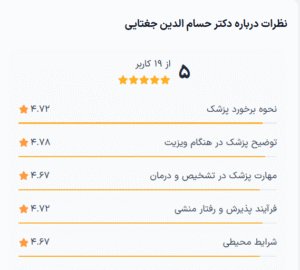 نظر کاربران دکترتو ( دکتر حسام الدین جغتایی )