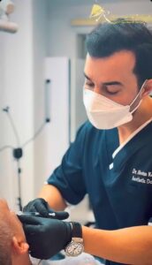 نمونه کار زاویه سازی صورت دکتر اسلامی در ساری