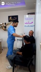 نمونه کار تزریق پی آر پی دکتر حبیبی در ساری