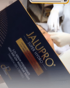 نمونه تزریق مزوژل دکتر زهره حاج حیدری (کلینیک پوست و مو صدف)