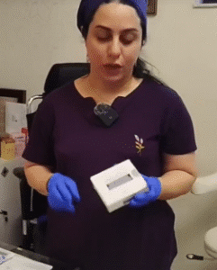 نمونه تزریق مزوژل دکتر رجا قلیان