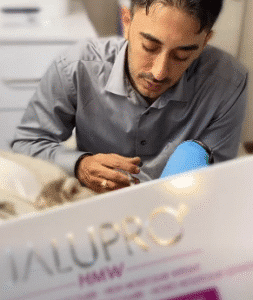 نمونه تزریق مزوژل دکتر محمود جعفری