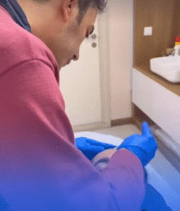 نمونه تزریق مزوژل دکتر محمود جعفری