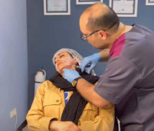 نمونه تزریق مزوژل دکتر محسن پورآریا