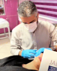 نمونه تزریق مزوژل دکتر صادق هاشمی نسب