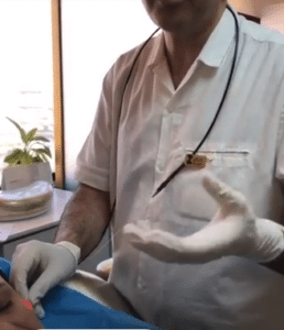 نمونه اندولیفت گروه پزشکی آریا