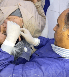 نمونه لیزر اندولیفت دکتر قاسم رحمت پور رکنی