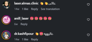 نظر کاربر اینستاگرام (دکتر سحر مروج)