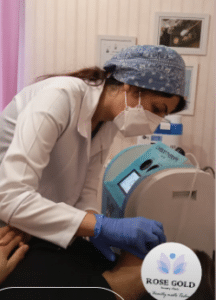 نمونه کربوکسی تراپی کلینیک زیبایی رزگلد