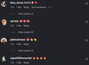 نظر کاربر اینستاگرام (مرکز آرا پوست)