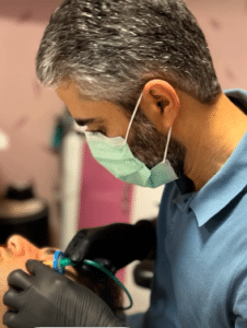 نمونه کربوکسی تراپی دکتر صادق هاشمی نسب