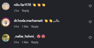 نظر کاربر اینستاگرام (دکتر صادق هاشمی نسب)