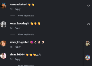 نظر کاربر اینستاگرام (دکتر علیرضا آذری)