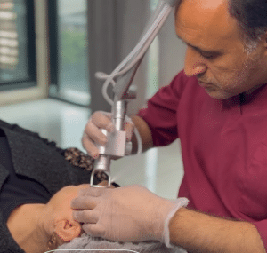 نمونه درمان لک های پوستی دکتر قاسم رحمت پور رکنی