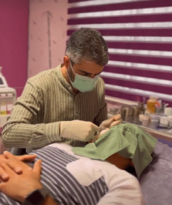 نمونه درمان مشکلات پوستی دکتر صادق هاشمی نسب