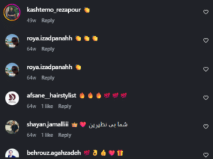 نظر کاربر اینستاگرام (کلینیک کاشت موی آرا)