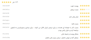 نظر کاربر نوبت دات آی آر (دکتر آزاده رضازاده)