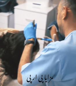 نمونه درمان ریزش مو با prp دکتر محمود جعفری