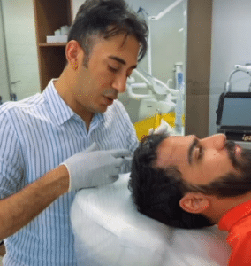 نمونه درمان ریزش مو با prp دکتر محمود جعفری