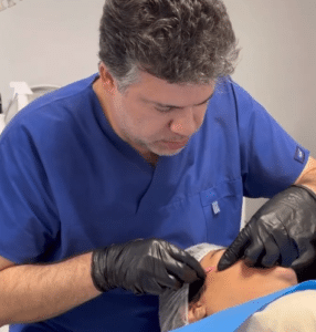 نمونه لیفت با نخ دکتر حسین خسروی