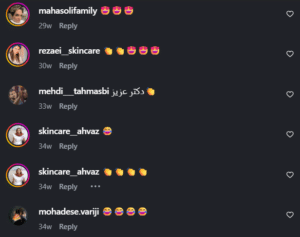 نظر کاربر اینستاگرام (دکتر محسن پورآریا)