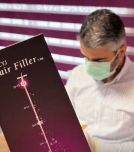 نمونه درمان ریزش مو با هیرفیلر دکتر صادق هاشمی نسب