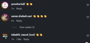 نظر کاربر اینستاگرام (کلینیک زیبایی برنا)