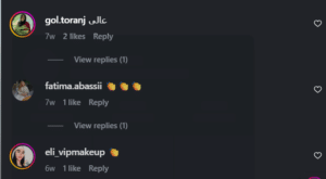 نظر کاربر اینستاگرام (کلینیک زیبایی برنا)