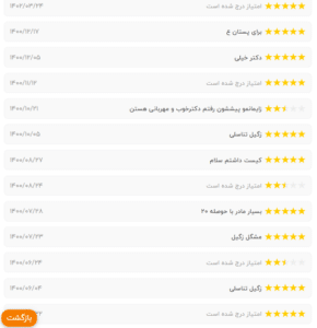 نظر کاربر نوبت دات آی آر (دکتر فرح ابطحی)