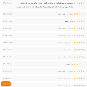 نظر کاربر نوبت دات آی آر (دکتر حسن قادری)