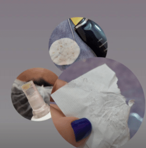 نمونه پاکسازی پوست کلینیک زیبایی رزگلد