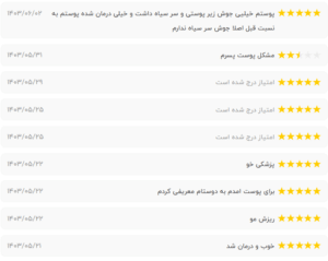 نظر کاربر نوبت دات آی آر (دکتر صادق هاشمی نسب)