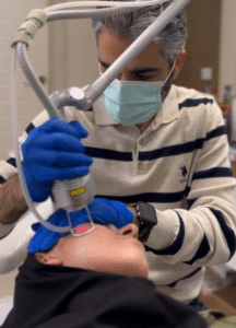 نمونه درمان جای لک و جوش دکتر صادق هاشمی نسب