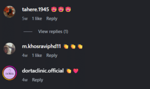 نظر کاربر اینستاگرام (دکتر حسین خسروی)