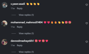 نظر کاربر اینستاگرام (مرکز ماساژ حسین نادری)