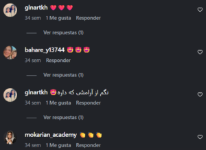 نظر کاربر اینستاگرام (مرکز ماساژ بهاره)