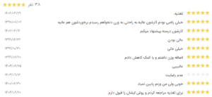 نظر کاربر نوبت دات آی آر (دکتر شیرین اباذری)